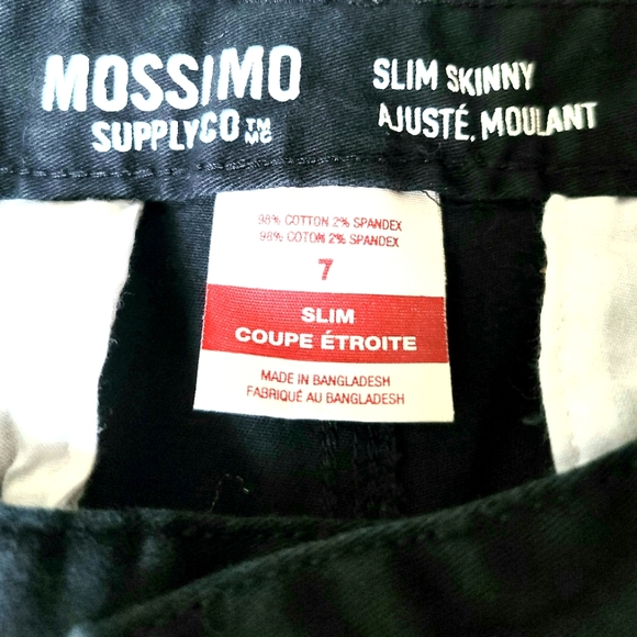 Mossimo Supply Co. Slim Skinny Black Pants Size 7 - Picture 9 of 10